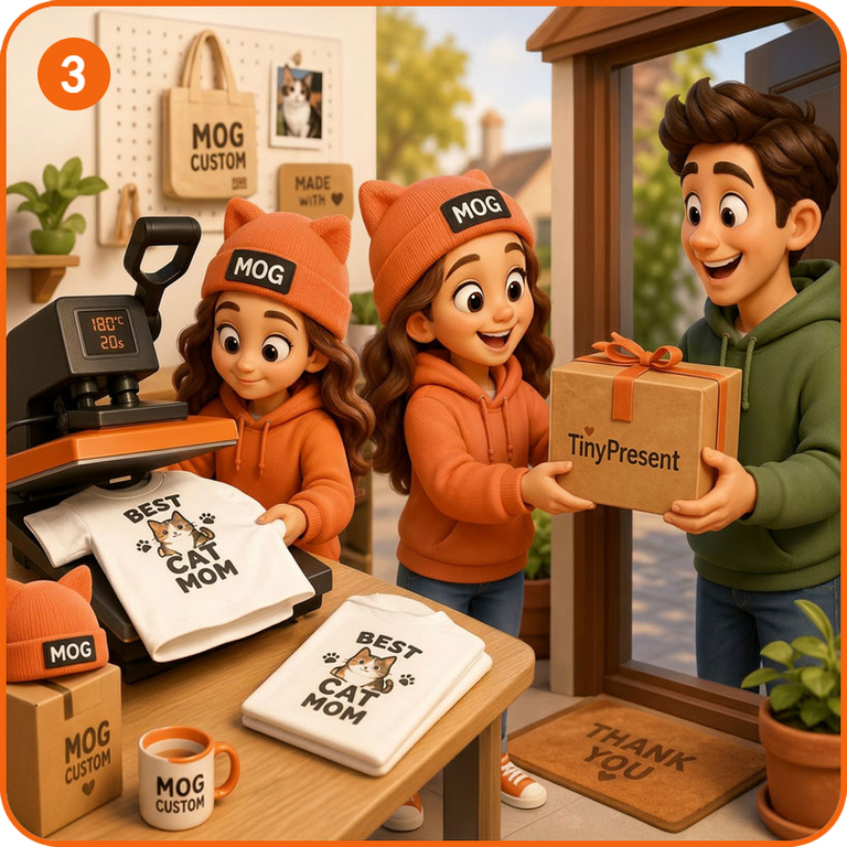 Step 3 — We Print & Ship
