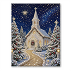 Custom Pearl Art - For Family, Kids, Adults - Halloween Ghost Seasonal Canvas Kit
