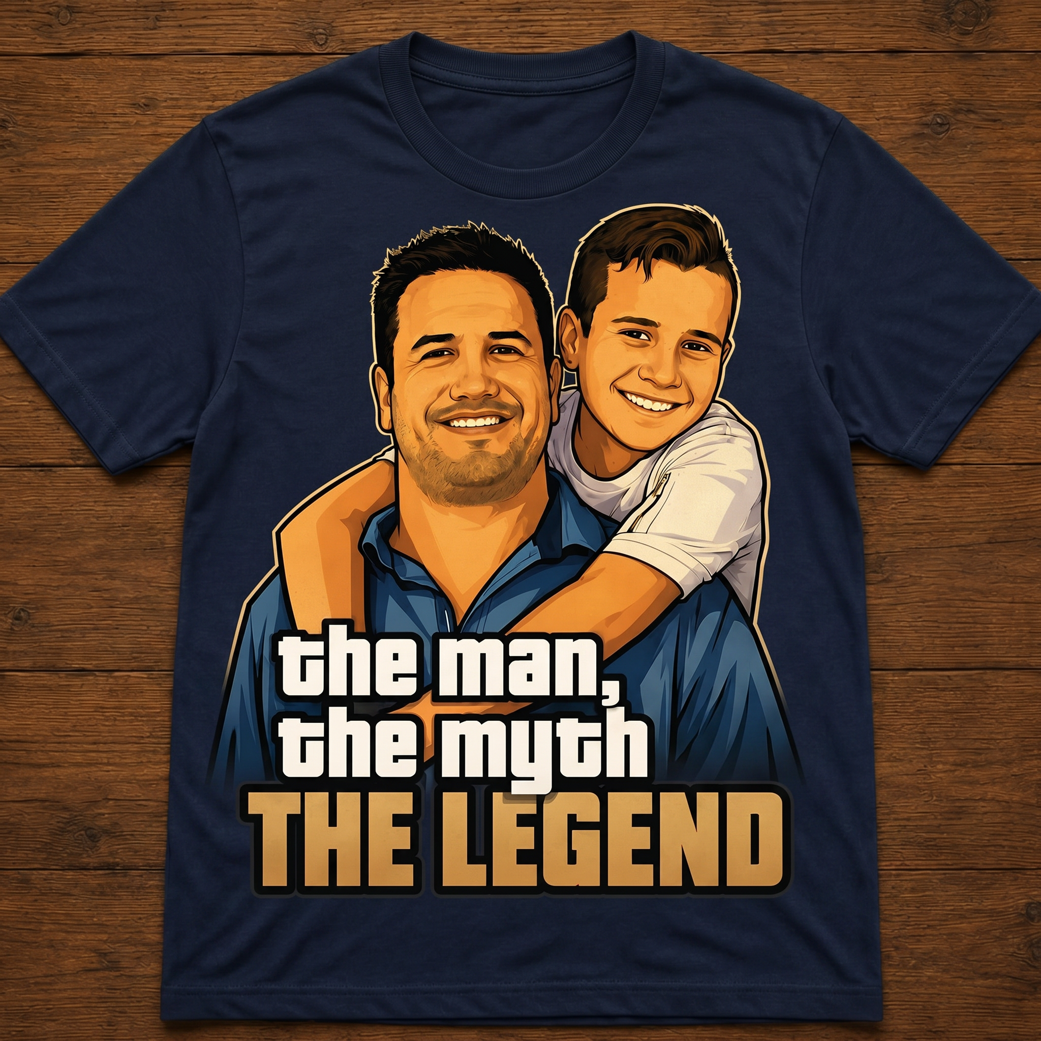 Custom T-shirt - For Him - The Man, The Myth, The Legend