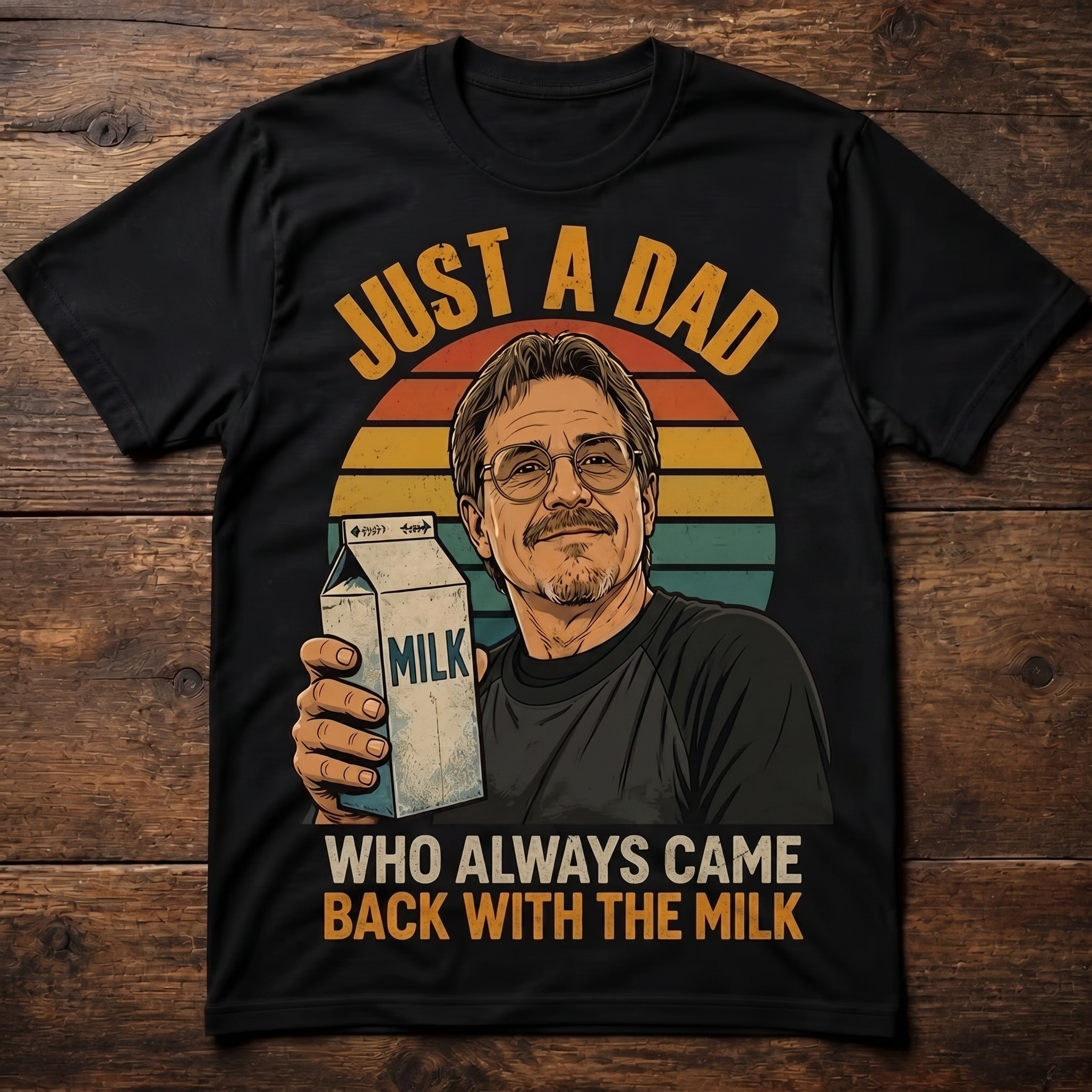 Custom T-shirt - For Dad - Dad Milk