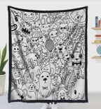 Custom Blanket - For Adults - DIY Drawing with Markers