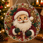 Custom Pearl Art - For Family, Kids - Festive Christmas Hanging Ornament Kit