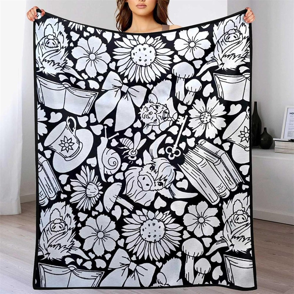 Custom Blanket - For Adults - DIY Drawing with Markers