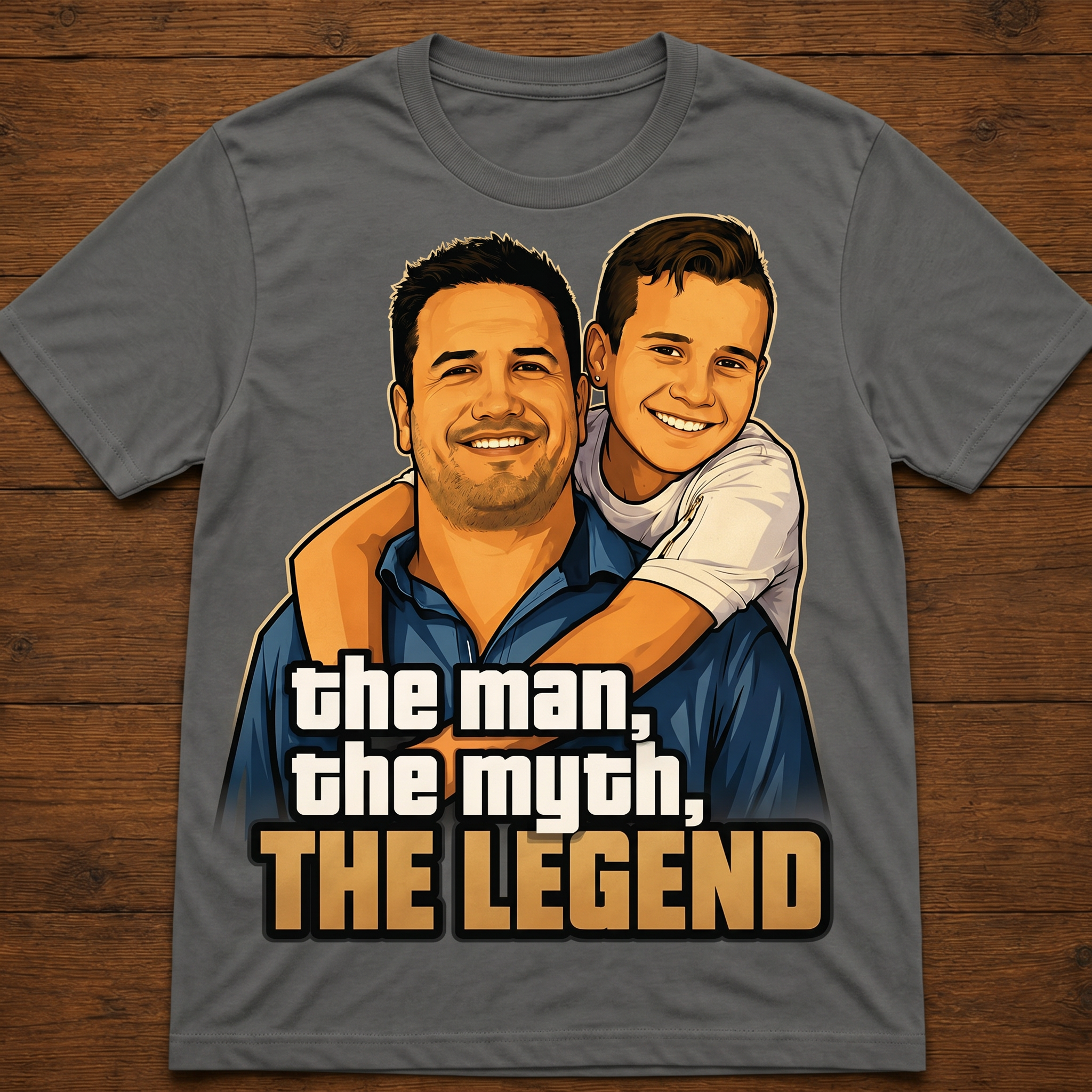 Custom T-shirt - For Him - The Man, The Myth, The Legend