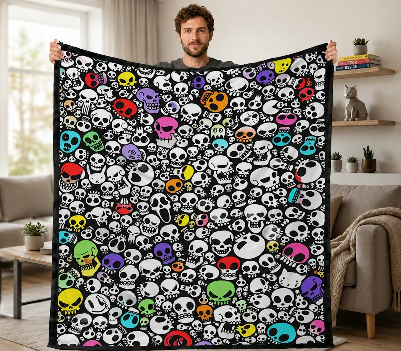Custom Blanket - For Adults - DIY Drawing with Markers