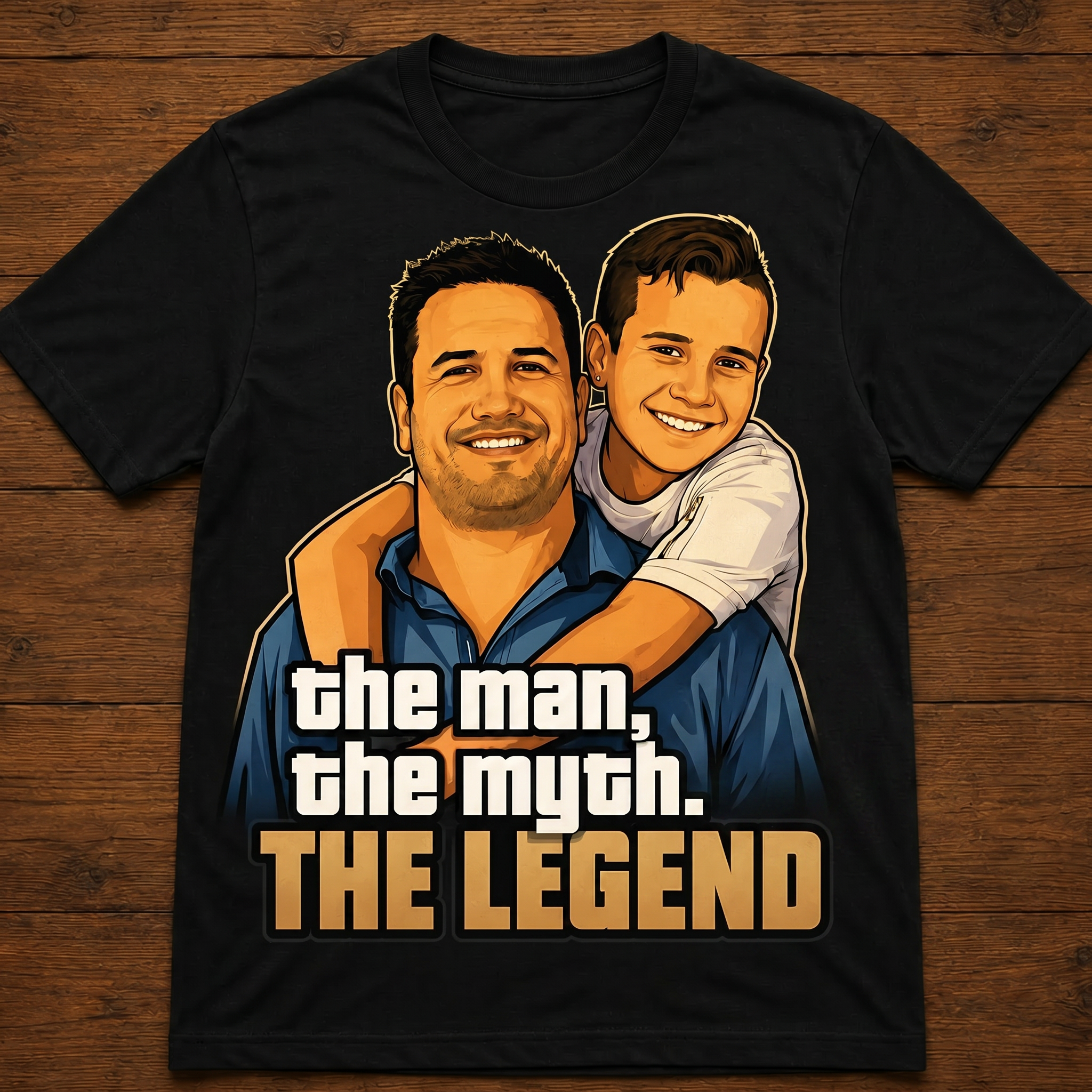 Custom T-shirt - For Him - The Man, The Myth, The Legend