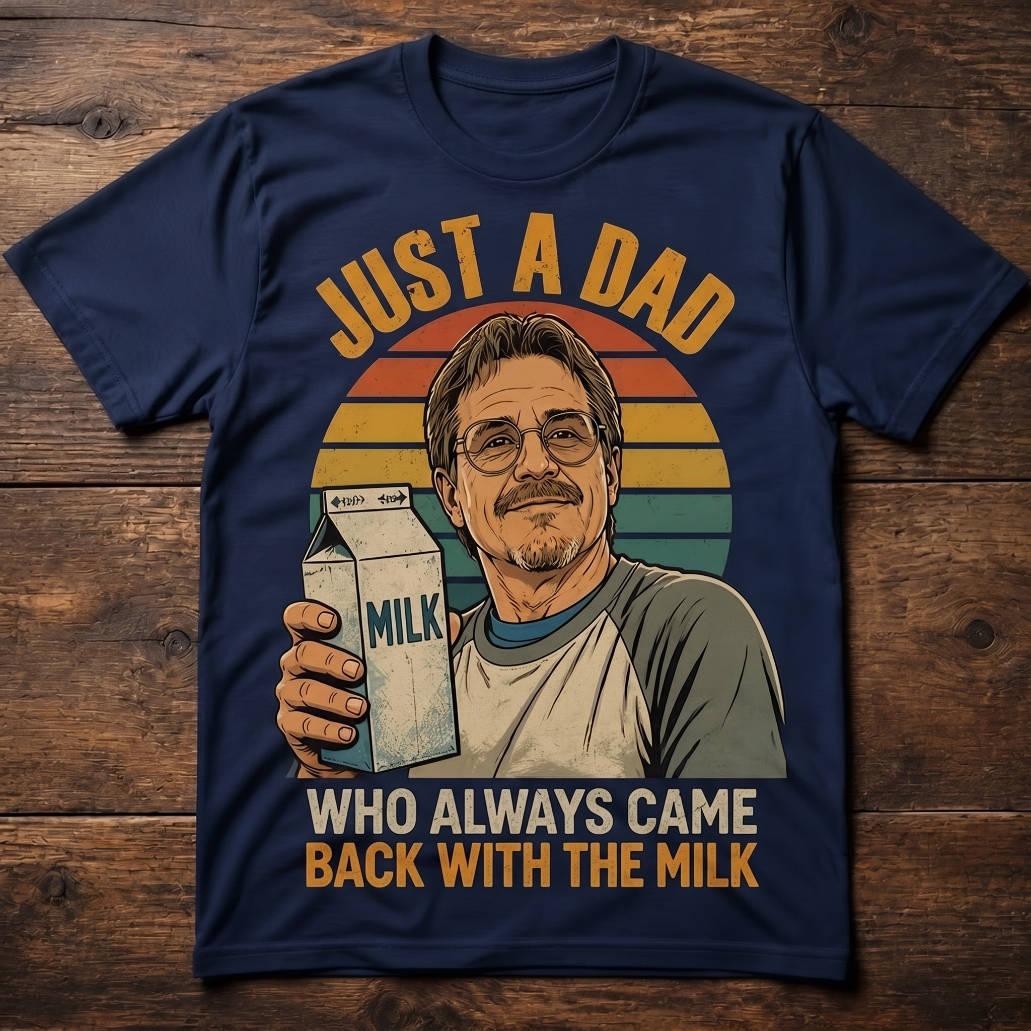 Custom T-shirt - For Dad - Dad Milk
