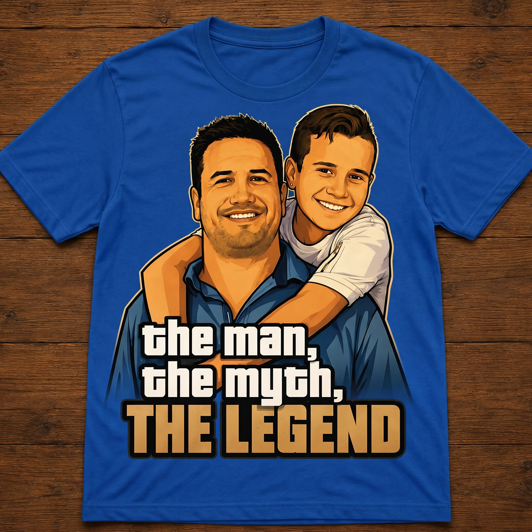 Custom T-shirt - For Him - The Man, The Myth, The Legend