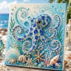 Custom Pearl Art - For Family, Kids, Adults - Halloween Ghost Seasonal Canvas Kit