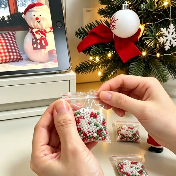 Custom Pearl Art - For Family, Kids, Adults - Handmade Christmas 3D House Kit
