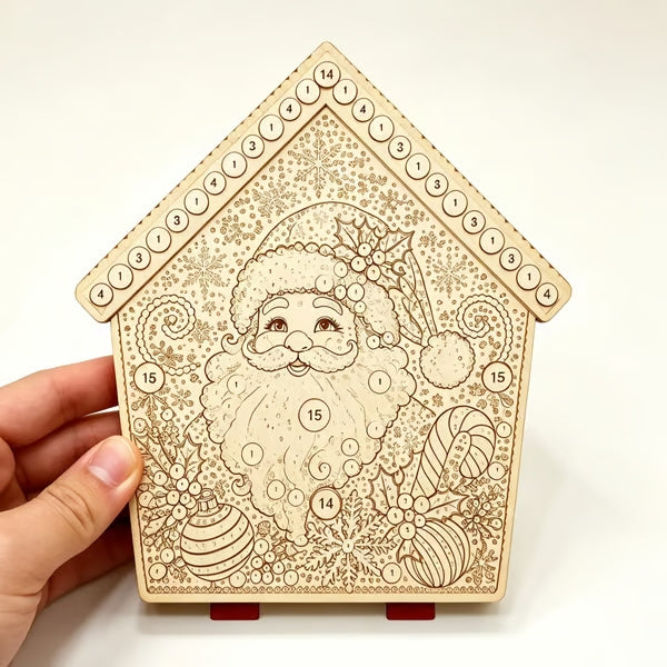 Custom Pearl Art - For Family, Kids, Adults - Handmade Christmas 3D House Kit