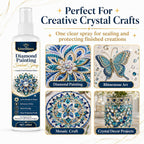 Pearl Painting Sealant Spray – Clear Gloss Quick-Dry Protective Sealer for DIY Pearl Art, Christmas Craft Gift for Pearl Painting Lovers