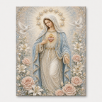 Custom Pearl Art - For Family, Kids, Adults - Halloween Ghost Seasonal Canvas Kit