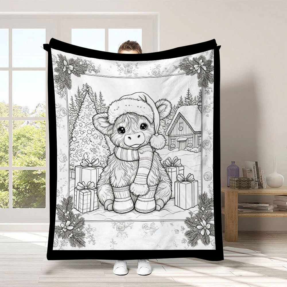 Custom Blanket - For Adults - DIY Drawing with Markers