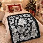 Custom Blanket - For Adults - DIY Drawing with Markers