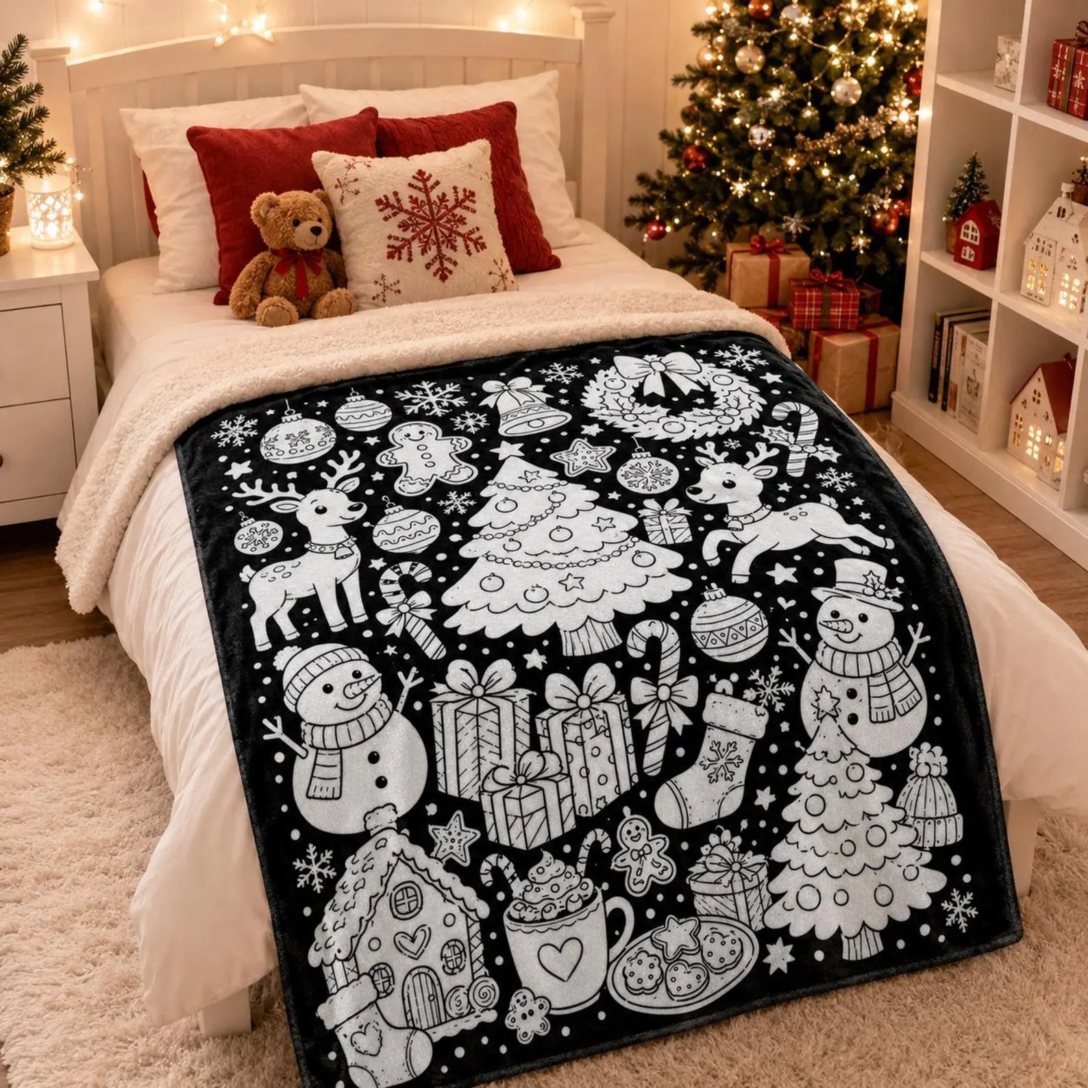Custom Blanket - For Adults - DIY Drawing with Markers