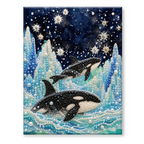Custom Pearl Art - For Family, Kids, Adults - Halloween Ghost Seasonal Canvas Kit