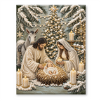Custom Pearl Art - For Family, Kids, Adults - Halloween Ghost Seasonal Canvas Kit