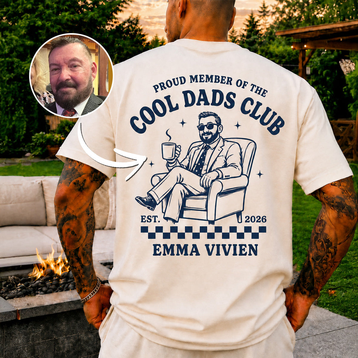 Custom T-shirt - For Dad - Cool Dads Club
