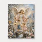 Custom Pearl Art - For Family, Kids, Adults - Halloween Ghost Seasonal Canvas Kit