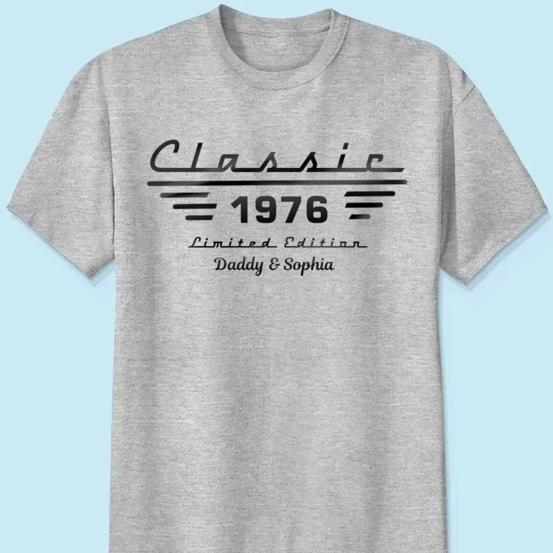 Custom T-shirt & Hoodie - For Dad, Grandpa & You - Iconic Gifts