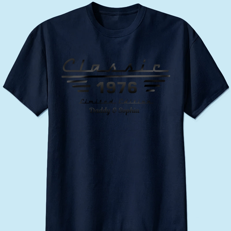 Custom T-shirt & Hoodie - For Dad, Grandpa & You - Iconic Gifts