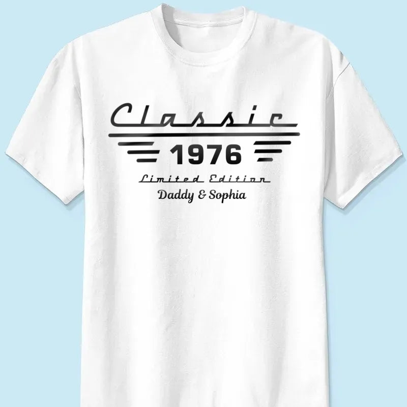 Custom T-shirt & Hoodie - For Dad, Grandpa & You - Iconic Gifts