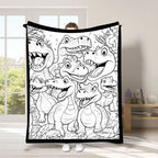 Custom Blanket - For Adults - DIY Drawing with Markers