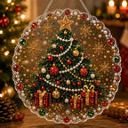 Custom Pearl Art - For Family, Kids - Festive Christmas Hanging Ornament Kit