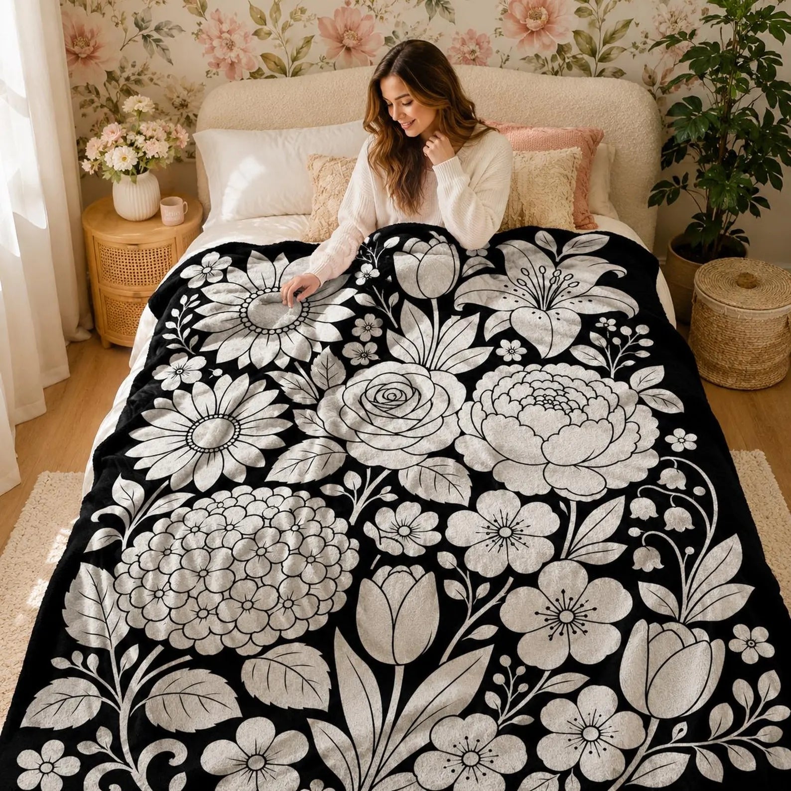 Custom Blanket - For Adults - DIY Drawing with Markers