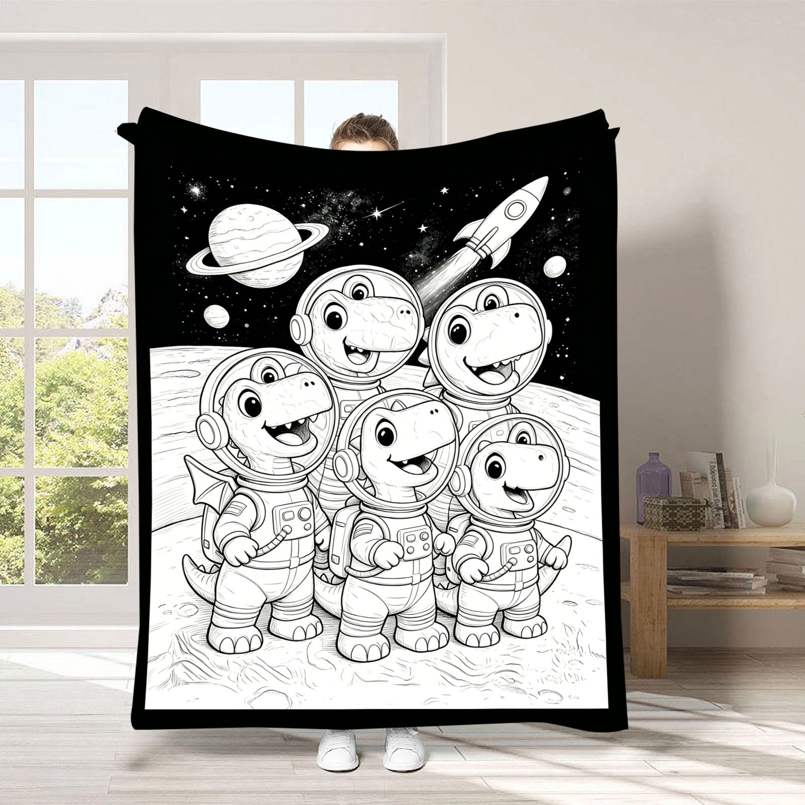 Custom Blanket - For Adults - DIY Drawing with Markers