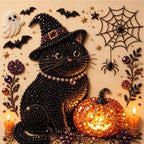 Custom Pearl Art - For Family, Kids, Adults - Halloween Ghost Seasonal Canvas Kit