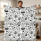 Custom Blanket - For Adults - DIY Drawing with Markers