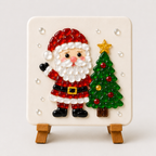Custom Mosaic Kit - For Family, Kids, Adults - Festive Handmade Christmas Acrylic Sea Glass Mosaic
