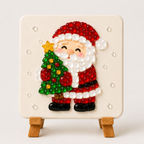 Custom Mosaic Kit - For Family, Kids, Adults - Festive Handmade Christmas Acrylic Sea Glass Mosaic