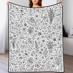 Custom Blanket - For Adults - DIY Drawing with Markers