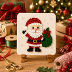 Custom Mosaic Kit - For Family, Kids, Adults - Festive Handmade Christmas Acrylic Sea Glass Mosaic