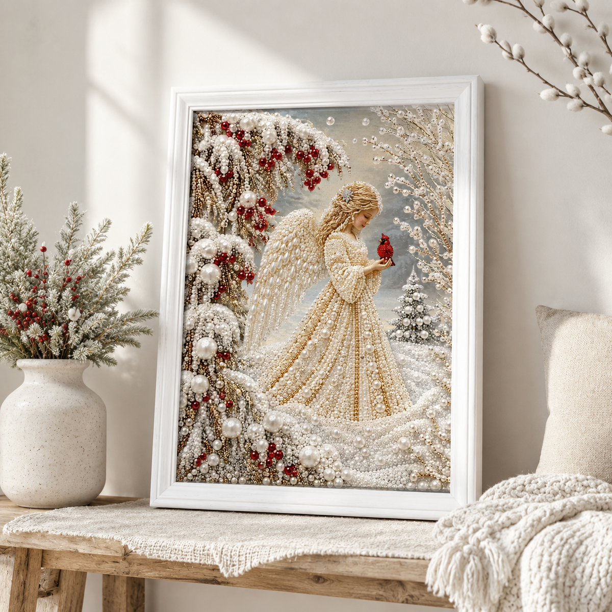 Wooden Poster Picture Frame, Black White Brown Wall Mount Picture Frames for Posters & Artwork