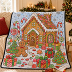 Custom Blanket - For Adults, Kids - DIY Christmas Doodle Blanket