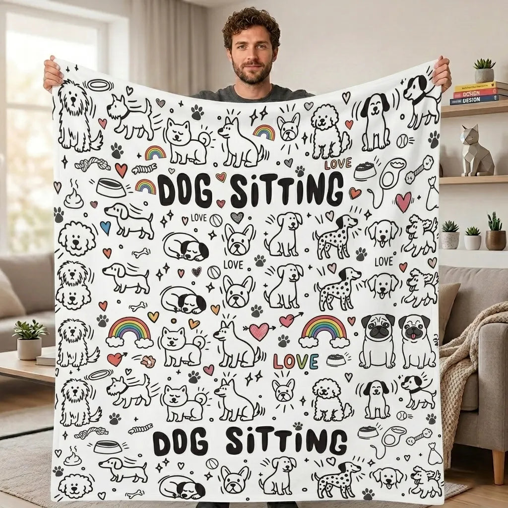 Custom Blanket - For Adults - DIY Drawing with Markers