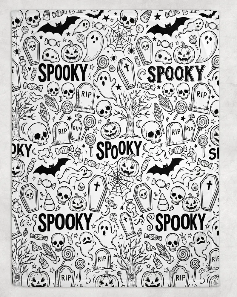 Custom Blanket - For Adults - DIY Drawing with Markers