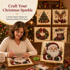 Custom Pearl Art - For Family - DIY Christmas Canvas Kit