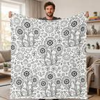 Custom Blanket - For Adults - DIY Drawing with Markers