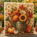 Custom Pearl Art - For Family, Kids, Adults - Halloween Ghost Seasonal Canvas Kit