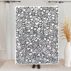 Custom Blanket - For Adults - DIY Drawing with Markers