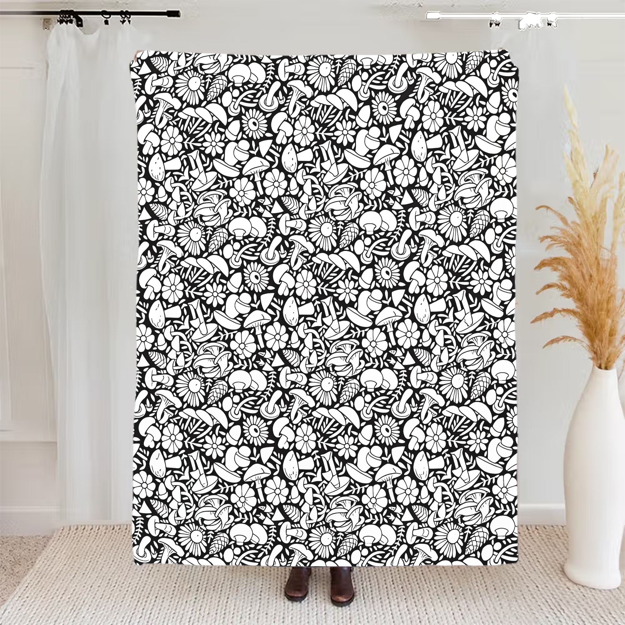 Custom Blanket - For Adults - DIY Drawing with Markers