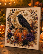 Custom Pearl Art - For Family, Kids, Adults - Halloween Ghost Seasonal Canvas Kit