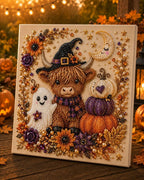 Custom Pearl Art - For Family, Kids, Adults - Halloween Ghost Seasonal Canvas Kit