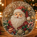 Custom Pearl Art - For Family, Kids - Festive Christmas Hanging Ornament Kit