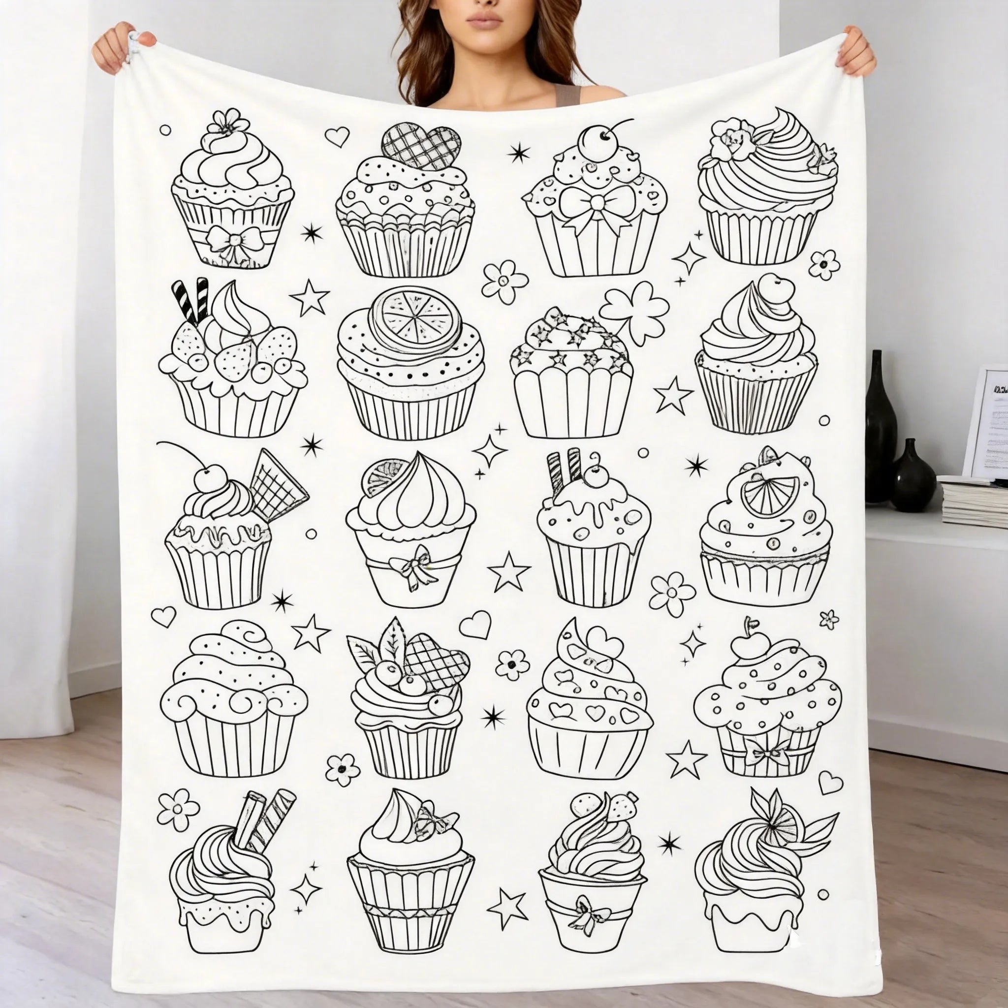 Custom Blanket - For Adults - DIY Drawing with Markers